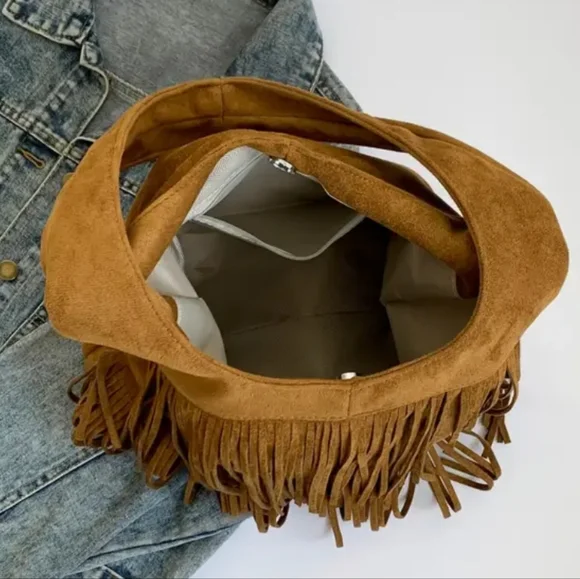 Suede Fring Bag - Picture 2 of 4